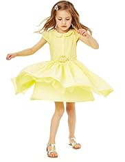 Autograph Pure Cotton Pleated Dress with Belt