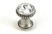 Carpe Diem Hardware 869-11C 15/16-Inch  Cache Satin Knob  with Swarovski Crystals