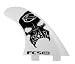Sporting Goods : FCS Performance Glass GMB Mayhem Surfing Tri Fin Set - White