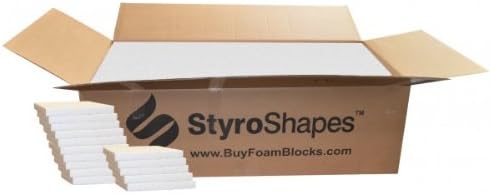 StyroShapes, FOAM SHEETS 3/4" x 6" x 6" - 608 Per Case