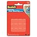 Scotch Removable Clear Double-Sided Mounting Squares, 35 Counts, 0.68