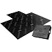 Auralex HD64G HoverDeck-64Gig Drum Set Riser; 6- 23 3/4x23 3/4x1 HD-22 Platforms and 1- 23 3/4x 31 3/4x 1 HD-tc Platform in Black Only with HoverDeck 25x36x10 Road Case in Black Only