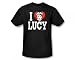 Search : I Love Lucy - I Love Lucy Adult T-Shirt In Charcoal