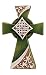 7" Woodcut Green Irish Blessings Celtic Cross Figure