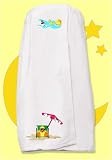 Review   / Frankie & Johnny Beached Ducky White Cashmiracle Spa Wrap - Jessica Alba Loves Hers