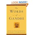 THE WORDS OF GANDHI by (Newmarket words of... series)