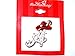 Red Hat Society Rhinestone Initial "A" Pin