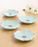 Laurie Gates Madison Floral Pinch Plate, Set of 4