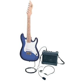 Student Mini-Electric Guitar Package (BLUE) Plus a FREE All Together Now CD by 