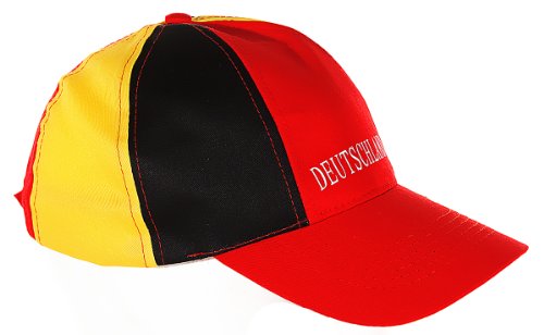 4 x Cap Mütze Cappy bedruckt Deutschland Motiv Fanartikel WM EM Fußball