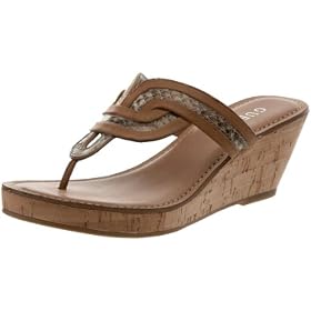 Guess Womens Kerani Wedge Sandal