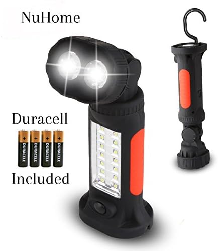 NuHome 200 Lumen 360 Degree Swivel Head Magnetic Base LED Work Light