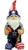 Forever Collectibles NFL Dallas Cowboys Patriotic Gnome