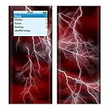 Apple iPod nano 第2世代/2nd用デコレーションスキンシール【Apocalipse Red】