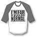 Far from Normal - Sayings and Quotes Jersey - 3/4 Sleeve