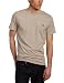 Fred Perry Men's Crew Neck Plain Tee, Walnut Marl, Large