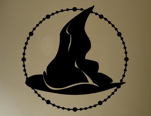 Halloween Decoration Wall Decals Witch's hat