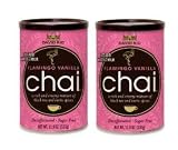 2 Canisters of Flamingo Vanilla Decaf Sugar-Free Chai, 11.9oz.