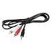 1.5m TRS to RCA Stereo Audio Cable - 3.5mm to L/R