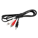 1.5m TRS to RCA Stereo Audio Cable - 3.5mm to L/R