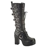 Pleaser - Women's Gothika-200, 3 3/4" Lace-Up Front Knee Boot
