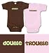 Twin Girls Gift Set, Choose from Sizes 0-18 mo (Includes 2 Bodysuits)