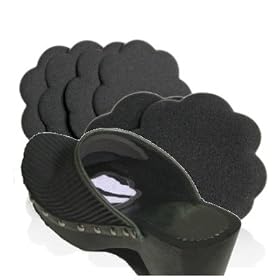 Tip Toes Foot Cushions - 3 Black Pairs (BTTF6001) by Foot Petals