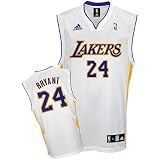 Kobe Bryant Youth Jersey: adidas White Replica #24 Los Angeles Lakers Jersey