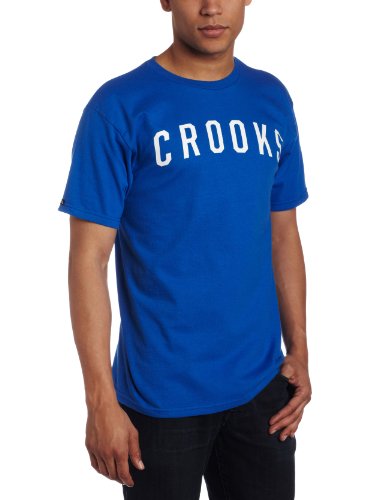 Crooks & Castles Men's Barbedwire Knit Short Sleeve Crew T-Shirt