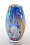 Cute Handblown Art Glass ‘Face’ Vase X1350