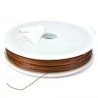 328Ft Flexible Brown Coated Beading Wire 7 Strand .38mm