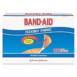 Band-Aid Johnson & Johnson Band-Aid, Flexible Fabric, 100-Count Boxes