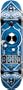 Blind Reaper Hoodlum Mini Complete Skateboard, Blue, 7.0-Inch
