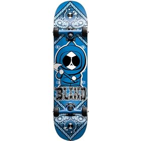 Blind Reaper Hoodlum Mini Complete Skateboard, Blue, 7.0-Inch by