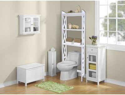 25" x 62" Bathroom Space Saver Free Standing Cabinet