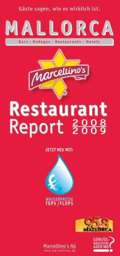 City Travel Guides Discounted  Bücher : Marcellino's Restaurant Report: Marcellino's Restaurant Report Mallorca 2008/2009