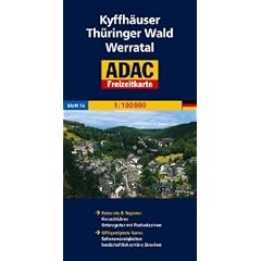 ADAC FreizeitKarte, Bl.15, Kyffh�user, Th�ringer Wald, Werratal: ReiseInfo & Register: Freizeitf�hrer, Ortsregister mit Postleitzahlen. GPS-geeignete ... landschaftlich sch�ne Strecken