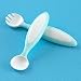 Baby : Bendable Fork & Spoon by Boon - Bend Spoon/Fork 1.3 x 4.8 x 0.65