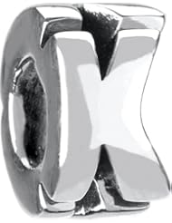 Authentic Chamilia Sterling Silver Charm "Letter K" T-37