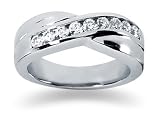0.45 ctw. Woman's Round Diamond Wedding Band in Platinum