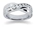 0.45 ctw. Woman's Round Diamond Wedding Band in Platinum