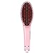 HeyBeauty Tourmaline Ceramic Hair Brush Straightener,Massage Detangling Hair Brush Instant Heating Anti Scald/Anti Static Hair Straightener,LCD Display,Silky Straight Styling Iron