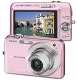 Casio Exilim EX-Z1050 10.1MP Digital Camera with 3x Anti Shake Optical Zoom (Pink)