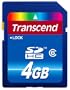 Transcend 4 GB Class 6 SDHC Flash Memory Card TS4GSDHC6E