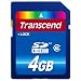Transcend 4 GB Class 6 SDHC Flash Memory Card TS4GSDHC6E