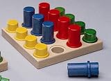 NIC Wooden Toys - Cubio Largel Plug Board