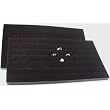 2 72 Slot Black Jewelry Travel Ring Inserts Display Pads
