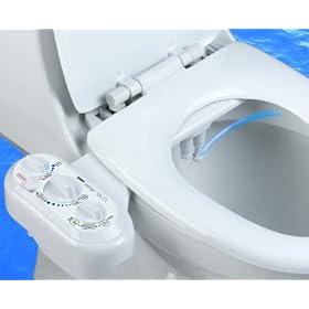 Luxe Bidet MB320 Double Nozzle Fresh and Warm Water Spray Bidet Toilet Seat Attachment