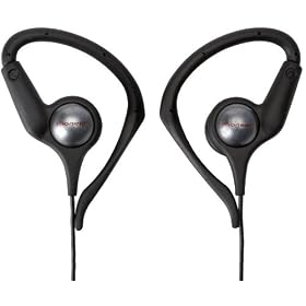 Pioneer SE-E11 Comfort Fit Sport Clip In-Ear Headphones (Black)