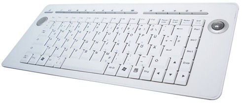 Childrens Toyshop  Electronics : WHITE Perixx Periboard 705-w :: Wireless 2.4GHz keyboard and optical trackball